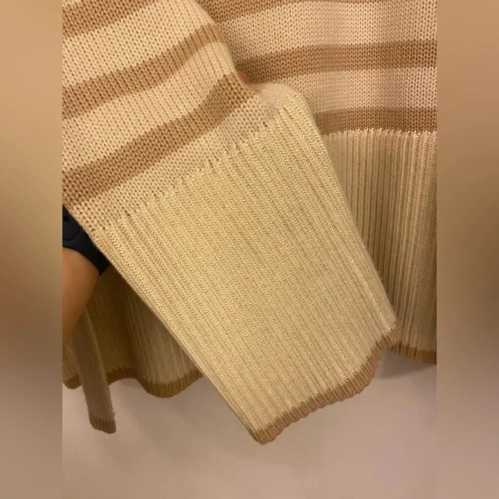 Toteme Signature Stripe Wool Turtleneck Sweater L… - image 8